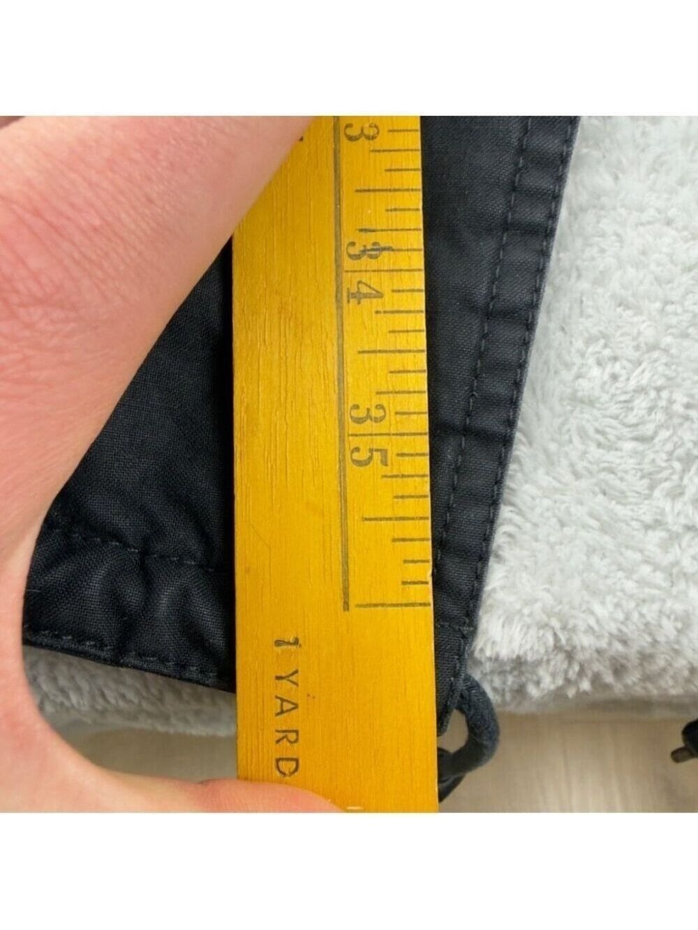 All Saints Men's Size Small Kray Black Parka Made in Turkey British Millerain - Picture 13 of 13